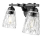 Vanity Z-Lite 1960-2V-MB Matte Black Andree 2 Light Vanity Z-Lite