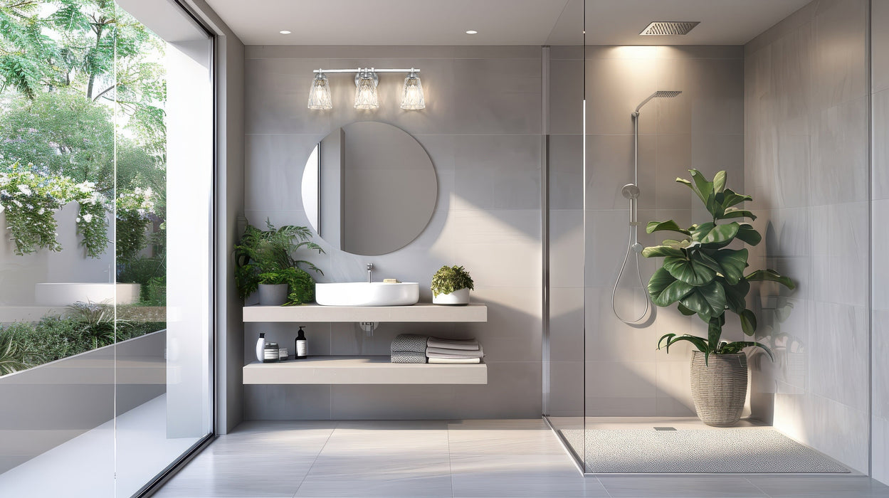 Vanity Z-Lite 1960-3V-BN Brushed Nickel Andree 3 Light Vanity Z-Lite