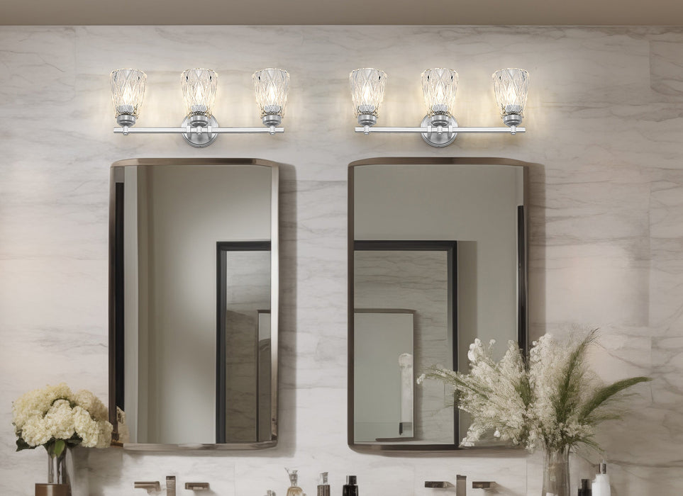 Vanity Z-Lite 1960-3V-BN Brushed Nickel Andree 3 Light Vanity Z-Lite