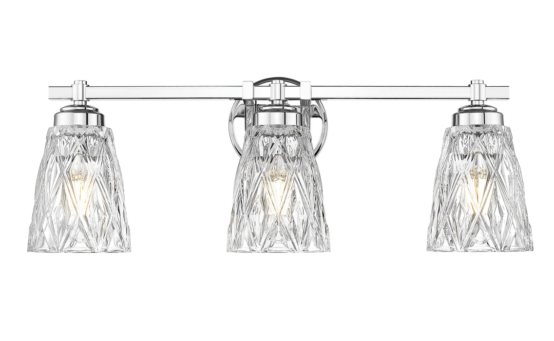Vanity Z-Lite 1960-3V-CH Chrome Andree 3 Light Vanity Z-Lite