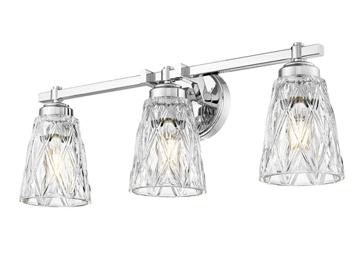 Vanity Z-Lite 1960-3V-CH Chrome Andree 3 Light Vanity Z-Lite