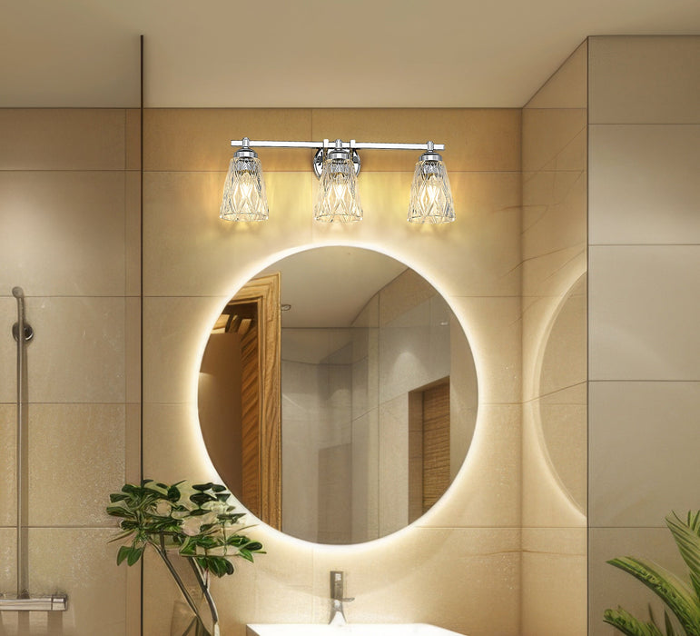 Vanity Z-Lite 1960-3V-CH Chrome Andree 3 Light Vanity Z-Lite