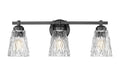 Vanity Z-Lite 1960-3V-MB Matte Black Andree 3 Light Vanity Z-Lite