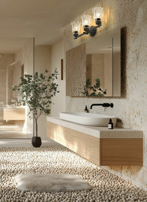 Vanity Z-Lite 1960-3V-MB Matte Black Andree 3 Light Vanity Z-Lite