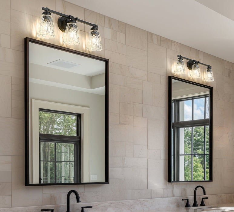 Vanity Z-Lite 1960-3V-MB Matte Black Andree 3 Light Vanity Z-Lite