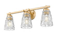 Vanity Z-Lite 1960-3V-MGLD Modern Gold Andree 3 Light Vanity Z-Lite