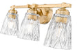 Vanity Z-Lite 1960-3V-MGLD Modern Gold Andree 3 Light Vanity Z-Lite