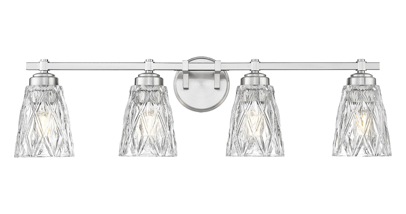Vanity Z-Lite 1960-4V-BN Brushed Nickel Andree 4 Light Vanity Z-Lite