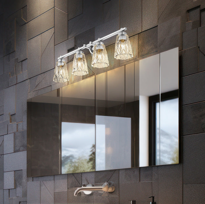 Vanity Z-Lite 1960-4V-BN Brushed Nickel Andree 4 Light Vanity Z-Lite