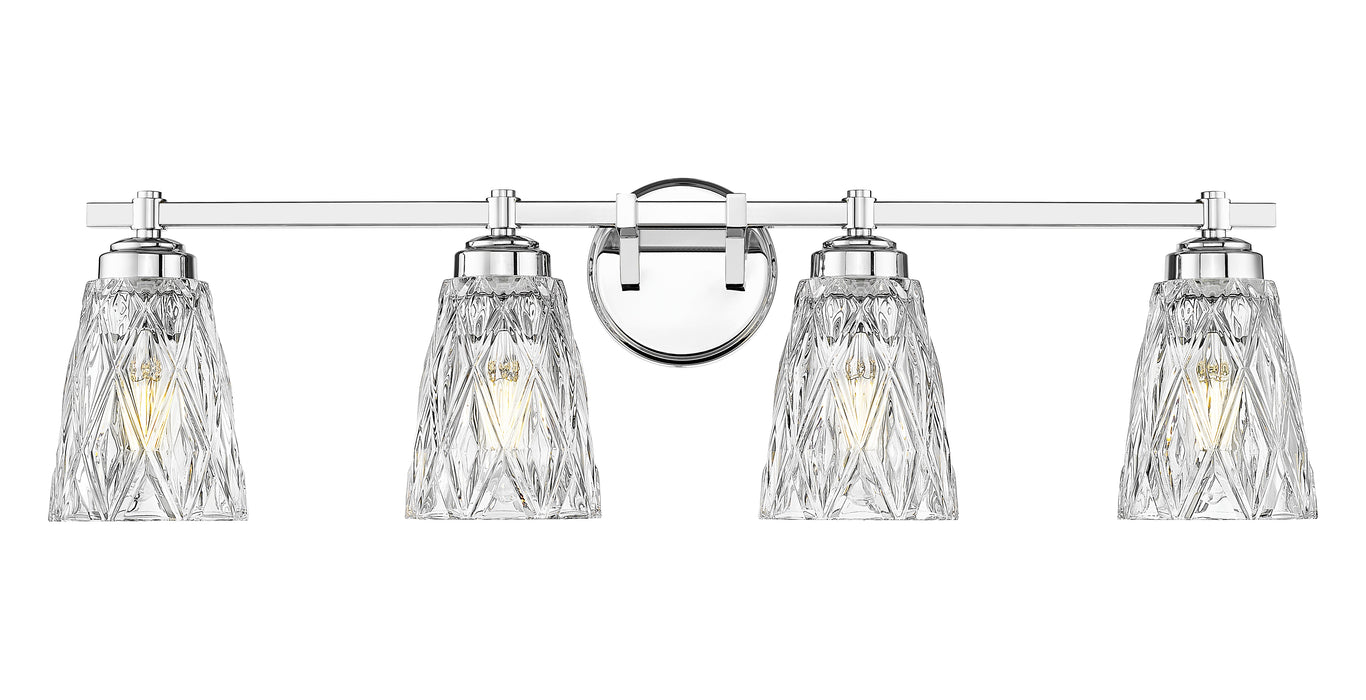 Vanity Z-Lite 1960-4V-CH Chrome Andree 4 Light Vanity Z-Lite