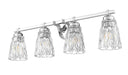 Vanity Z-Lite 1960-4V-CH Chrome Andree 4 Light Vanity Z-Lite