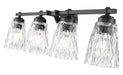 Vanity Z-Lite 1960-4V-MB Matte Black Andree 4 Light Vanity Z-Lite