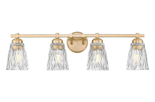 Vanity Z-Lite 1960-4V-MGLD Modern Gold Andree 4 Light Vanity Z-Lite