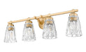 Vanity Z-Lite 1960-4V-MGLD Modern Gold Andree 4 Light Vanity Z-Lite