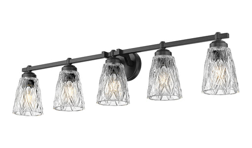 Vanity Z-Lite 1960-5V-MB Matte Black Andree 5 Light Vanity Z-Lite