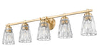 Vanity Z-Lite 1960-5V-MGLD Modern Gold Andree 5 Light Vanity Z-Lite