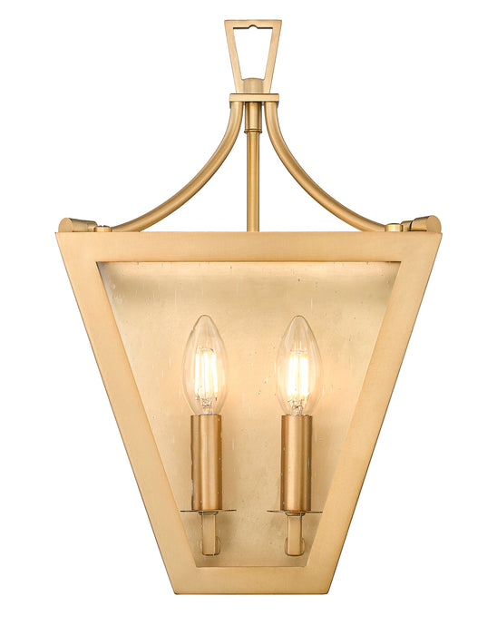 Wall Sconce Z-Lite 1961-2S-RB Rubbed Brass Montalcino 2 Light Wall Sconce Z-Lite