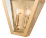 Wall Sconce Z-Lite 1961-2S-RB Rubbed Brass Montalcino 2 Light Wall Sconce Z-Lite