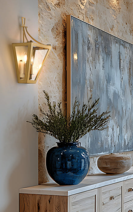 Wall Sconce Z-Lite 1961-2S-RB Rubbed Brass Montalcino 2 Light Wall Sconce Z-Lite