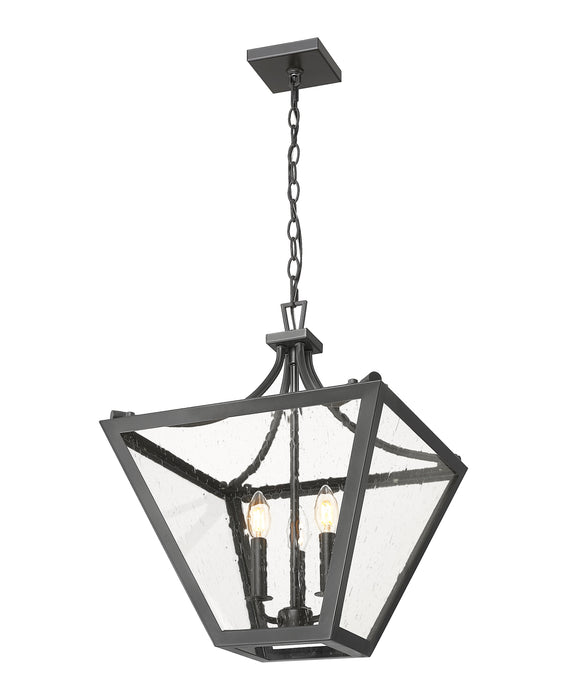 Chandelier Z-Lite 1961-3C-IO Iron Ore Montalcino 3 Light Chandelier Z-Lite