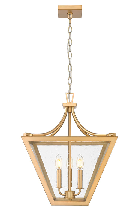 Chandelier Z-Lite 1961-3C-RB Rubbed Brass Montalcino 3 Light Chandelier Z-Lite