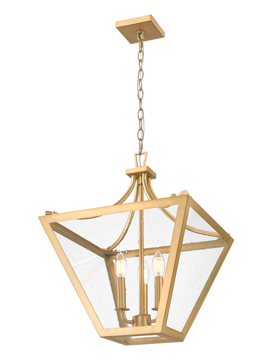 Chandelier Z-Lite 1961-3C-RB Rubbed Brass Montalcino 3 Light Chandelier Z-Lite