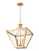 Chandelier Z-Lite 1961-3C-RB Rubbed Brass Montalcino 3 Light Chandelier Z-Lite