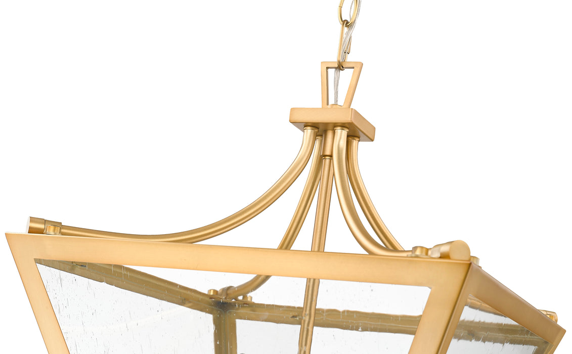 Chandelier Z-Lite 1961-3C-RB Rubbed Brass Montalcino 3 Light Chandelier Z-Lite