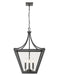 Chandelier Z-Lite 1961-4C-IO Iron Ore Montalcino 4 Light Chandelier Z-Lite