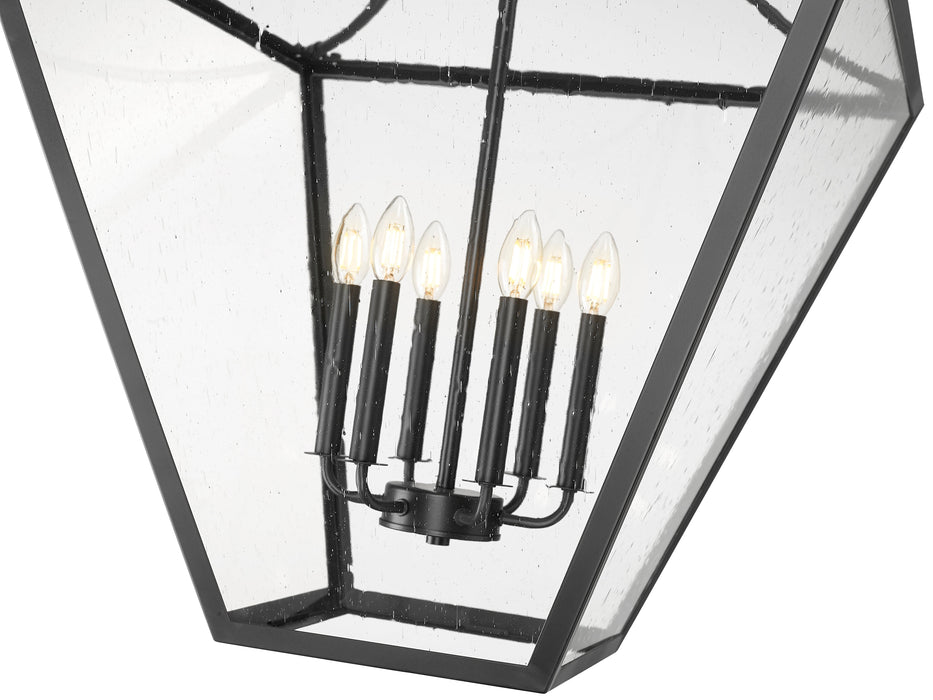 Chandelier Z-Lite 1961-6IO Iron Ore Montalcino 6 Light Chandelier Z-Lite