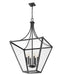 Chandelier Z-Lite 1961-6IO Iron Ore Montalcino 6 Light Chandelier Z-Lite