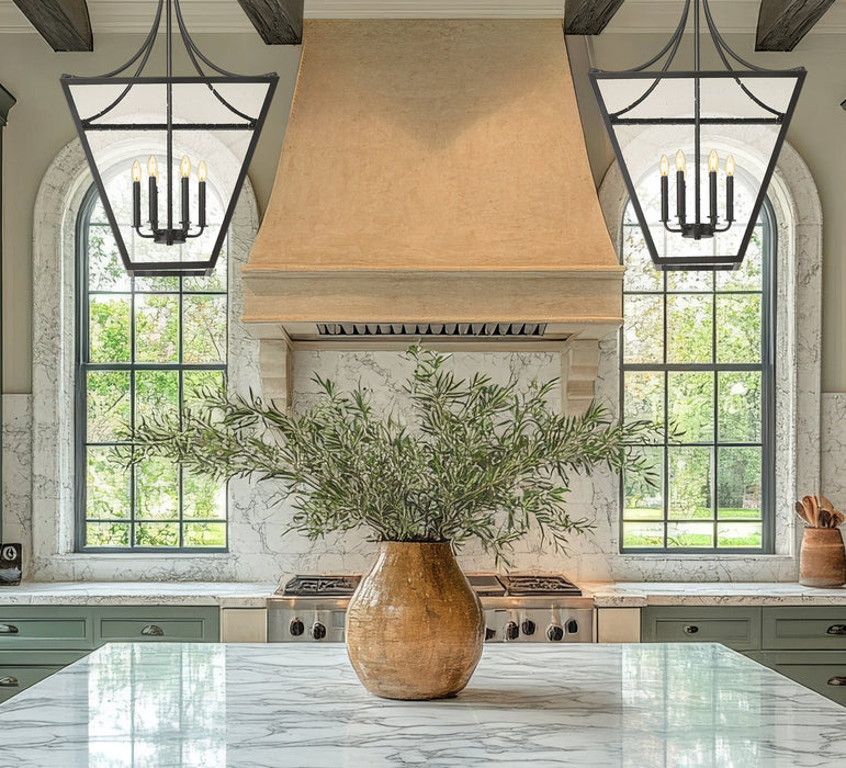 Chandelier Z-Lite 1961-6IO Iron Ore Montalcino 6 Light Chandelier Z-Lite