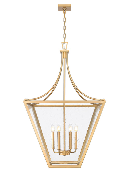 Chandelier Z-Lite 1961-6RB Rubbed Brass Montalcino 6 Light Chandelier Z-Lite