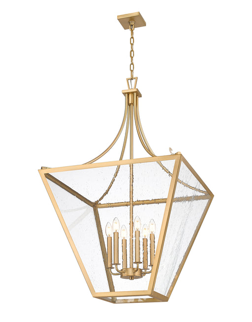 Chandelier Z-Lite 1961-6RB Rubbed Brass Montalcino 6 Light Chandelier Z-Lite
