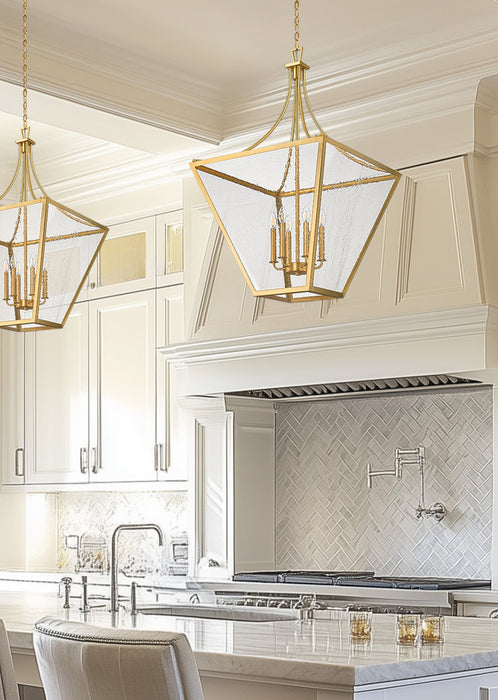 Chandelier Z-Lite 1961-6RB Rubbed Brass Montalcino 6 Light Chandelier Z-Lite