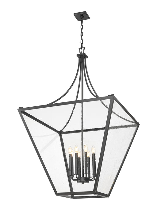 Chandelier Z-Lite 1961-8IO Iron Ore Montalcino 8 Light Chandelier Z-Lite