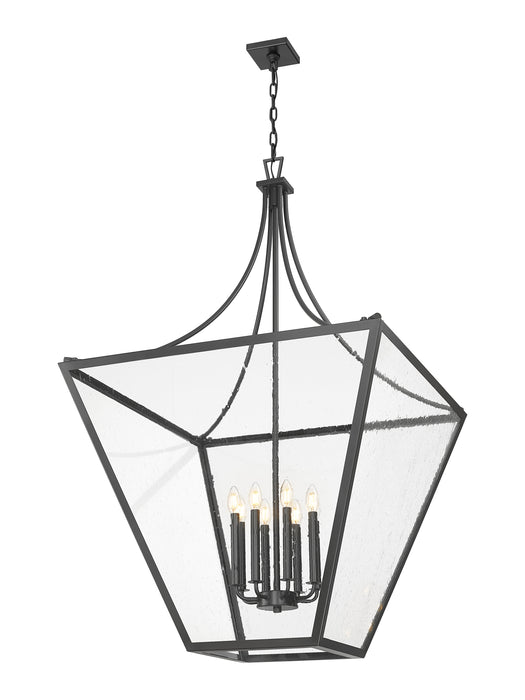 Chandelier Z-Lite 1961-8IO Iron Ore Montalcino 8 Light Chandelier Z-Lite