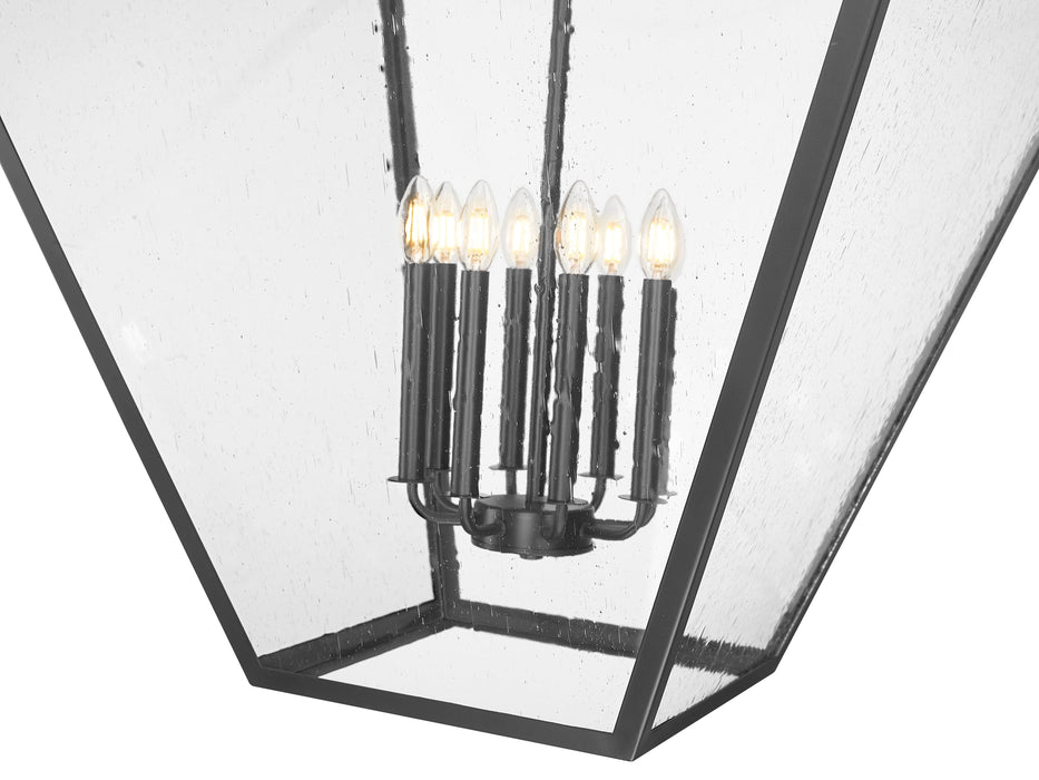 Chandelier Z-Lite 1961-8IO Iron Ore Montalcino 8 Light Chandelier Z-Lite