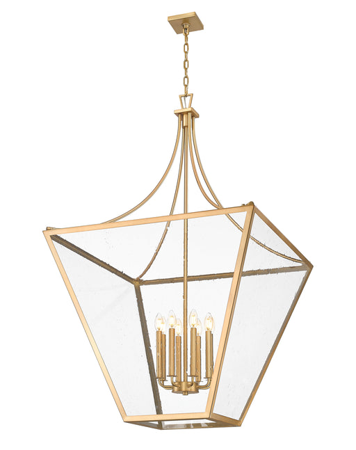 Chandelier Z-Lite 1961-8RB Rubbed Brass Montalcino 8 Light Chandelier Z-Lite