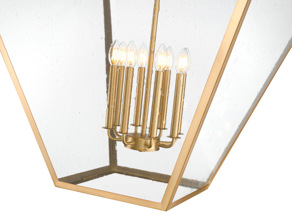 Chandelier Z-Lite 1961-8RB Rubbed Brass Montalcino 8 Light Chandelier Z-Lite