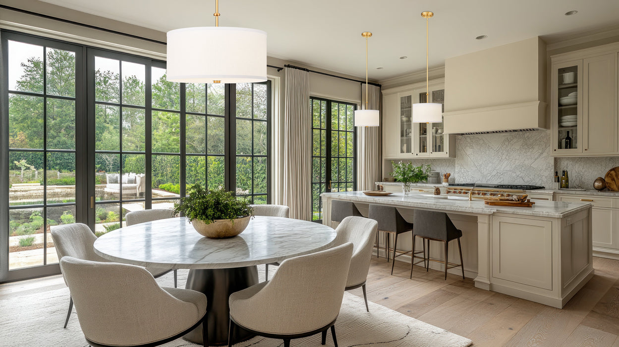 Pendant Z-Lite 1962P18-MGLD-LED Modern Gold Linden 1 Light Pendant Z-Lite