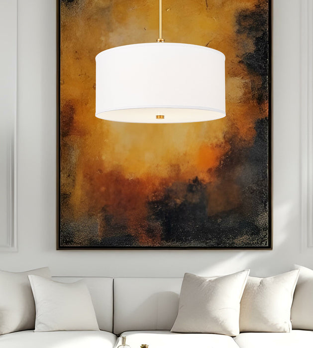 Pendant Z-Lite 1962P24-MGLD-LED Modern Gold Linden 1 Light Pendant Z-Lite