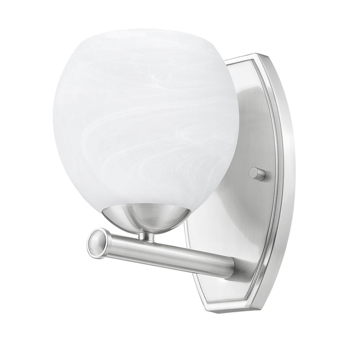 Wall Sconce Z-Lite 1963-1S-BN Brushed Nickel Colette 1 Light Wall Sconce Z-Lite