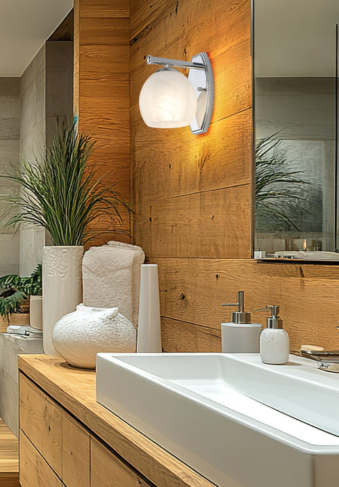 Wall Sconce Z-Lite 1963-1S-CH Chrome Colette 1 Light Wall Sconce Z-Lite