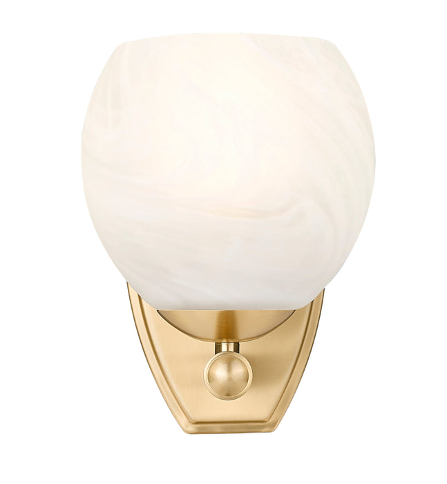Wall Sconce Z-Lite 1963-1S-MGLD Modern Gold Colette 1 Light Wall Sconce Z-Lite