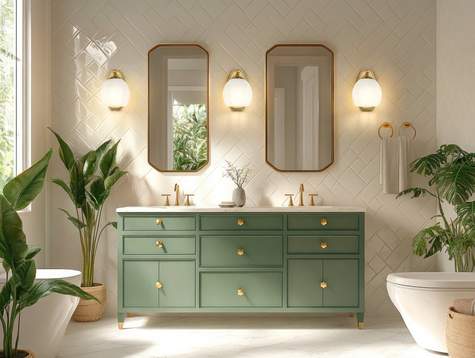 Wall Sconce Z-Lite 1963-1S-MGLD Modern Gold Colette 1 Light Wall Sconce Z-Lite