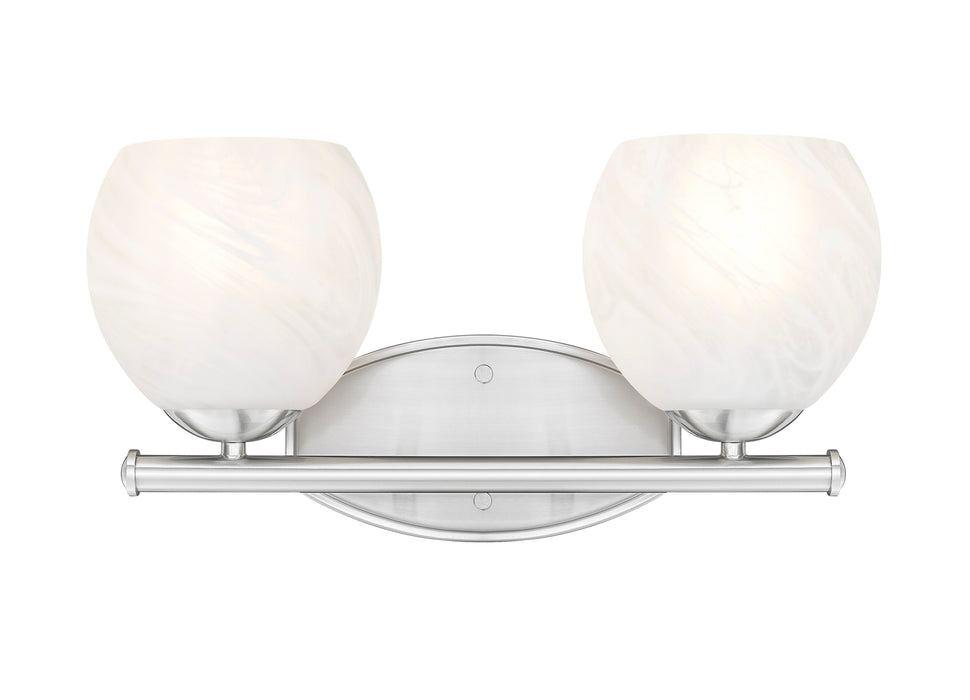 Vanity Z-Lite 1963-2V-BN Brushed Nickel Colette 2 Light Vanity Z-Lite