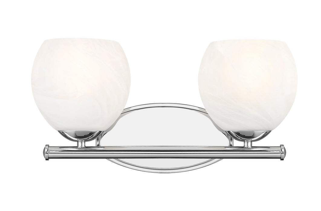 Vanity Z-Lite 1963-2V-CH Chrome Colette 2 Light Vanity Z-Lite