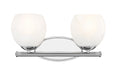Vanity Z-Lite 1963-2V-CH Chrome Colette 2 Light Vanity Z-Lite