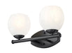 Vanity Z-Lite 1963-2V-MB Matte Black Colette 2 Light Vanity Z-Lite